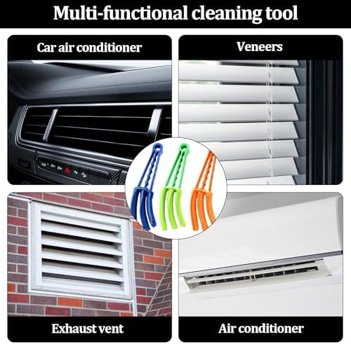 3 Pcs Window Venetian Blind Cleaner Duster Tool, Washable Mini Handheld Brush - Image 6