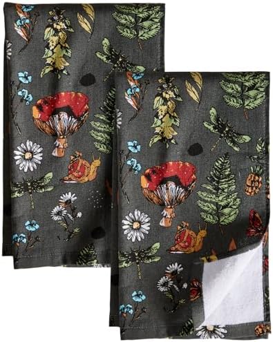 Miss Adola Cotton Kitchen Towels Set of 2, 16x26 Inch by MissAdola