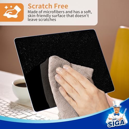 MR.SIGA Microfiber Cleaning Cloths, Streak Free Microfiber Towels, 12 Pack - Image 5