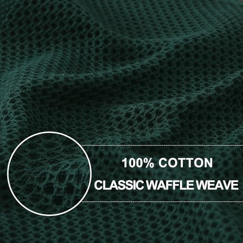 Homaxy 100% Cotton Waffle Weave Kitchen Towels - Image 2