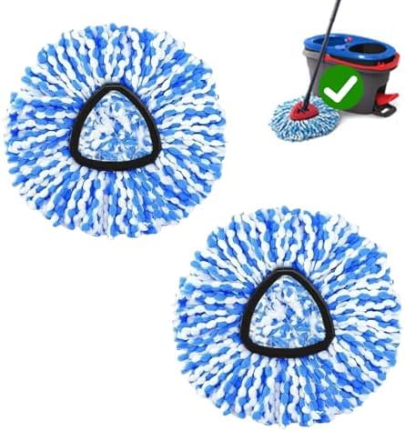 2-Pack Spin Mop Replacement Head by FOOKCIAN