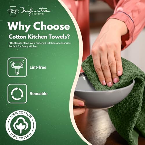 Infinitee Xclusives Kitchen Towels -12 Pack - Image 2