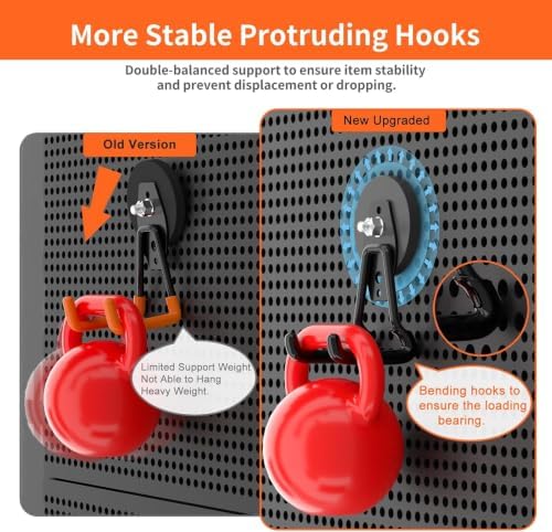 ENUODA Strong Magnetic Hooks Heavy Duty Upgraded Large Magnetic Garage Hook - Image 4