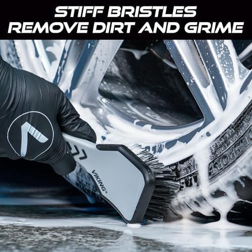 VIKING Tire Brush, Scrub Brush for Cars - Image 3