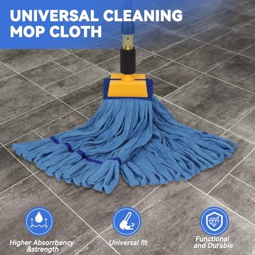 Heavy Duty Commercial Mop Head Replacement Microfiber Tube Mop Heads - Image 3