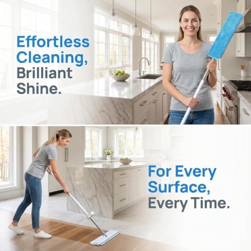 12Pack Microfiber Mop Pads, Reusable and Washable Spray Mop Pads - Image 4