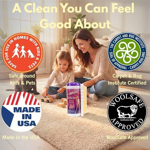 Capture Carpet & Rug Dry Cleaner w/Brush - Image 5