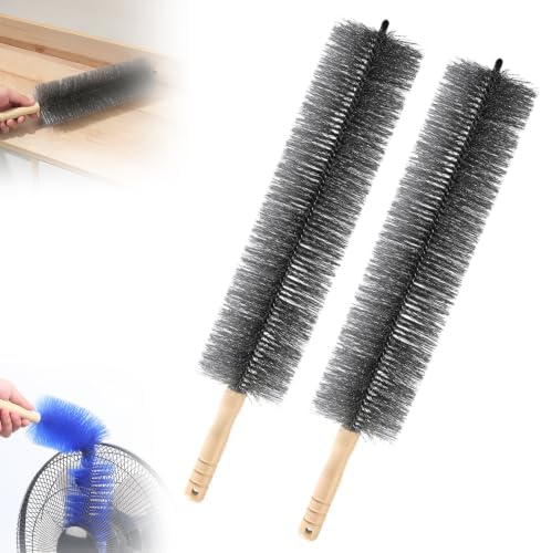 Fan Cleaning Brush, 2026 New Upgrade Bendable Microfiber Head, Washable by Unknown