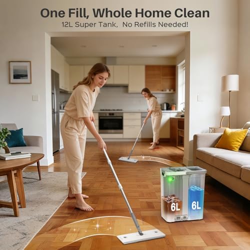 Mop and Bucket Set, Flat Mop and Bucket System - Image 6