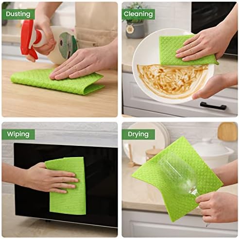 Homaxy Swedish Dishcloths for Kitchen, 15 Pack - Image 5