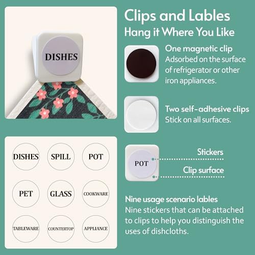 Eulnars Reusable Paper Towels, Swedish Dishcloths - Image 7