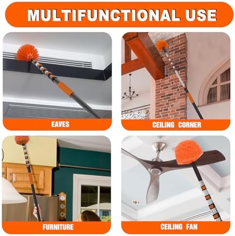 SISUPASSIE 30FT Reach Cobweb Duster - Image 4