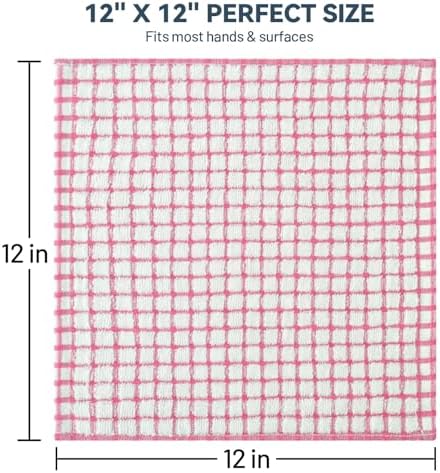 Egles 8 Pack Kitchen Dishcloths, 12 x 12 Inch - Image 2