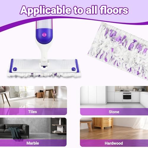 54 Count Disposable Power Mop Pads Refills Compatible - Image 6