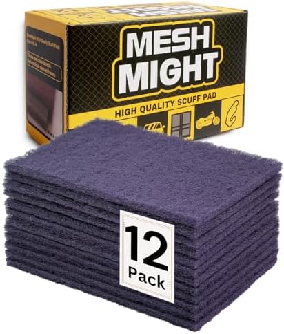 12-Pack 6"x9" Non-Woven Scuff Pads by MeshMight20longerlasting