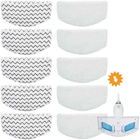 Steam Mop Pads for Bissell PowerFresh 1940 1806 Replacement Parts, 10 Pack by BonusLifeInc