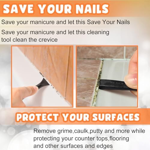 Tallew 9 Pcs Plastic Scraper Set Paint Tool Non Scratch Putty - Image 6