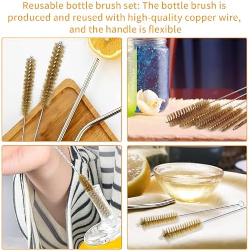 7 Pcs Brass Brush Set, Bottle Brush - Image 6