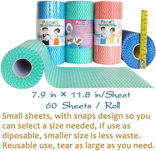 Reusable Paper Towels Washable, 60 Ct/Roll - Image 4
