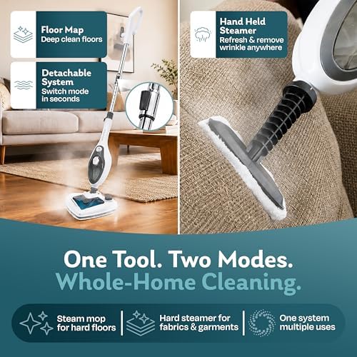 Steam & Go 10-in-1 Multi-Surface Mop and Handheld Steam Cleaner - Image 2