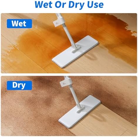 Oshang Flat Mop OG7 Head Refill, 14.5" X 4.5" Flat Mop Pads, Microfiber Mop - Image 5