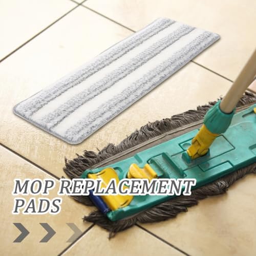 FRCOLOR Microfiber Replacement Mop Pads 5-Pack Self-Adhesive Mop Pad Refill - Image 7