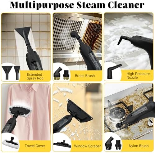 Steam Cleaner, 2500W Portable Handheld Steamer - Image 6
