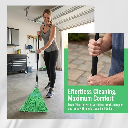 70.5" Heavy Duty Stiff Bristle Broom - Image 2