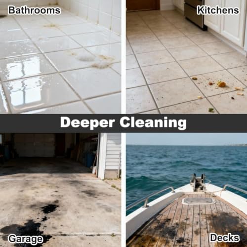 Upgraded Steam and Scrub Spin Mop Replacement Pads Brush - Image 4