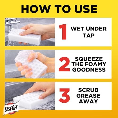 Easy Off® Heavy Duty Degreaser Cleaner, 2-in-1 Cleaning Pads - Image 5