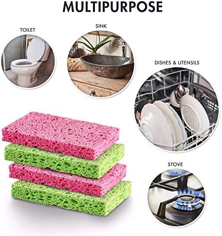 SCRUBIT Cleaning Scrub Sponges, Non-Scratch Kitchen Sponges - Image 7
