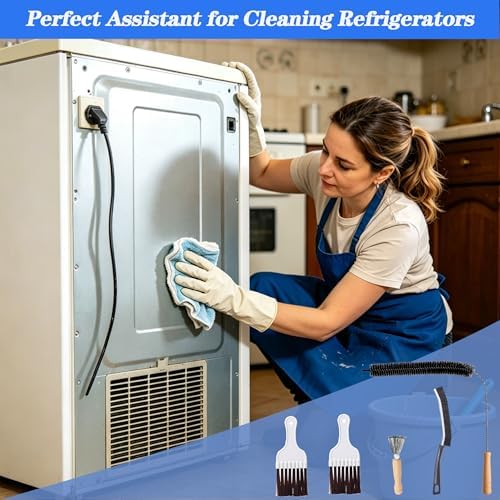 Refrigerator Coil Cleaning Brush Kit, Cleaner Brush Accessories - Image 7