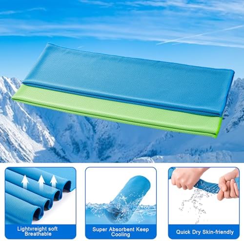 4 Pack Cooling Towel, Soft Breathable Chilly Towel, Ice Towel - Image 5