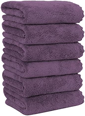 MOONQUEEN 6 Pack Premium Hand Towels by MOONQUEEN