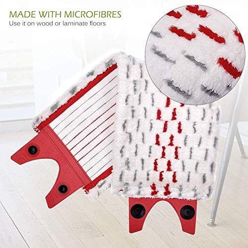 UltraMax 3 Pack Microfiber Flat Mop Refill Compatible - Image 4