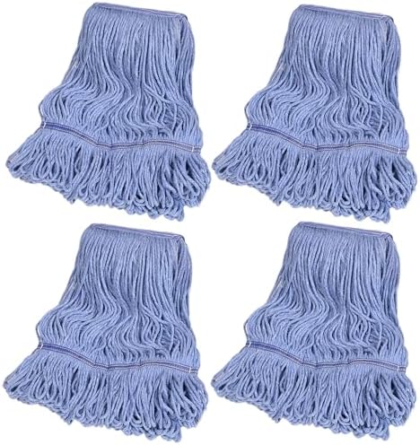 4 Pack Commercial Mop Head Replacement Heavy Duty Mop Head Replace by HiBaby