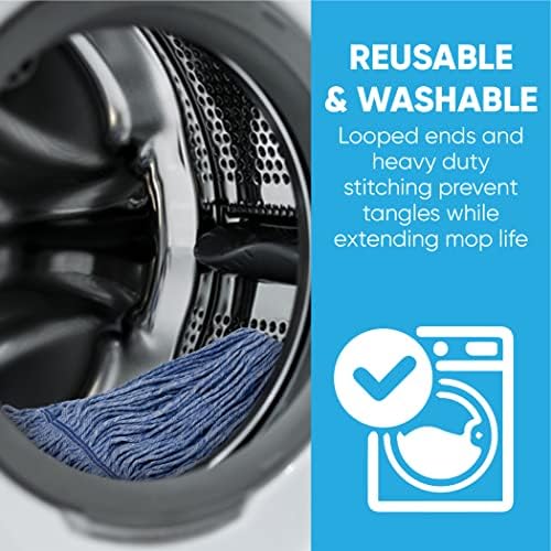 20oz Heavy Duty Cleaning Mop Head Replacement - Image 6