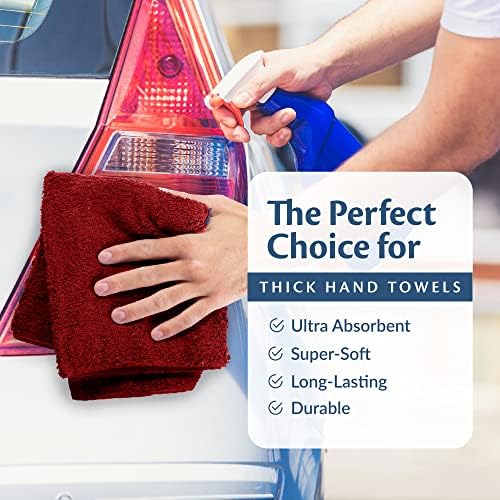 100% Cotton Chamois Cleaning Towels, 12 Pack - Image 4
