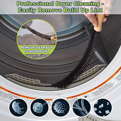 Sealegend 15-Piece Dryer Vent Cleaner Kit Omnidirectional Dryer Cleaning Kit - Image 4