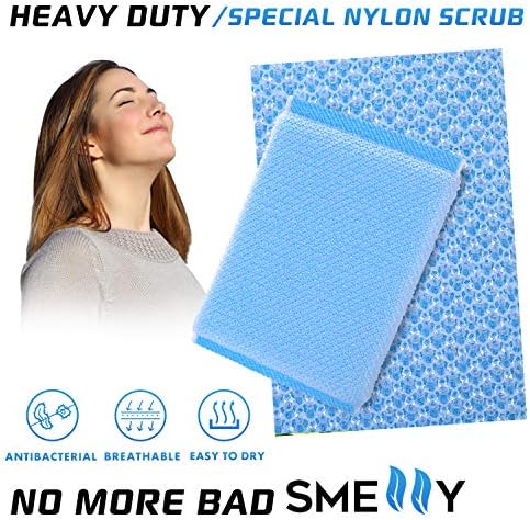 Nylon Cleaning Scrub Pad 12 Pack, Long-Lasting and Reusable Dishwashing Sponge - Image 2