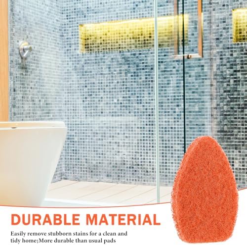 Baderke 4 Pcs Tub Tile Scrubber Cleaning Brush Pad - Image 4