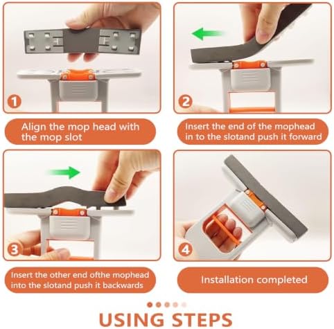 Self Squeezing Mini Mop Foldable Desktop Sponge Sweeper - Image 3