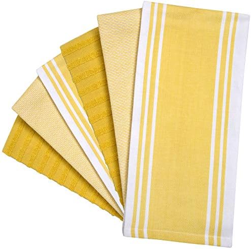 Premium Kitchen Towels 6 Pack 100% Cotton 20"x28" Dish Towels - Image 3