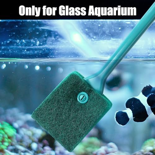 AQUANEAT Fish Tank Cleaning Tools, Aquarium Double Sided Sponge Brush, Algae - Image 4