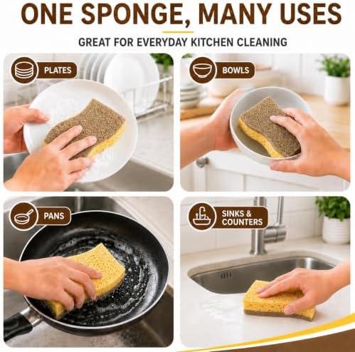 Natural Kitchen Sponges for Dish - Image 6