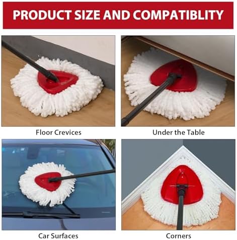 8-Pack Mop Replacement Heads for Ocedar Mop Replace Head EasyWrin Spin Mop - Image 4