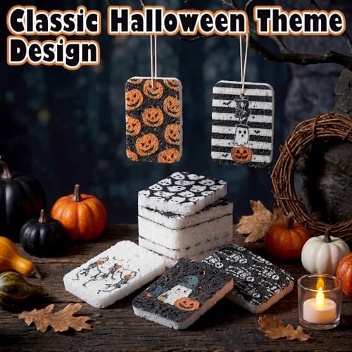 Hahafelt 36 Pack Halloween Compressed Cellulose Sponges Bulk Pop up Sponges - Image 2