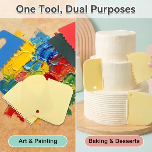 7 Pack Plastic Paint Scraper Set - Image 6