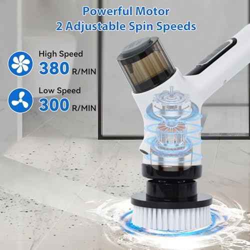 OTraki 11 in 1 Electric Spin Scrubber Cordless - Image 5