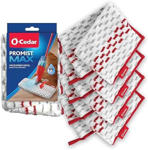 O-Cedar ProMist MAX Spray Mop Head Replacement | Machine Washable | Reusable | by Unknown
